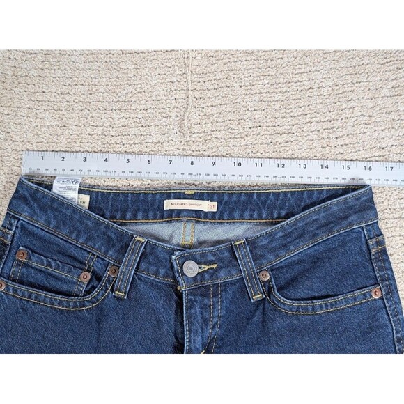 Levi's Premium Noughties Bootcut Jeans Women’s 31x32 Mid Rise Y2K Stretch Denim - Picture 7 of 8
